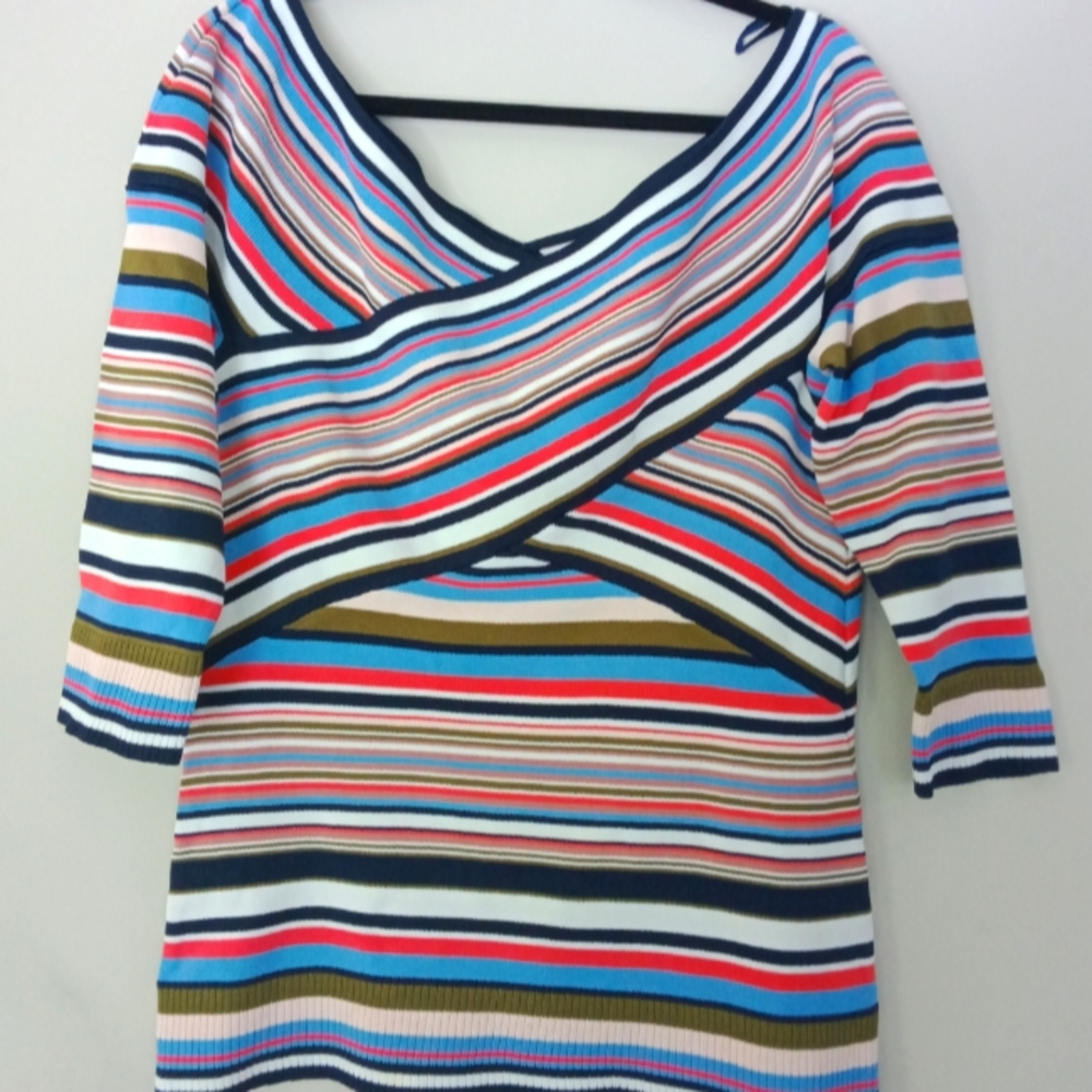 7th AVENUE 3/4 SLEEVES SWEATER TOP SIZE XL.